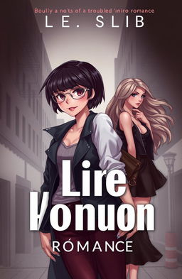 A book cover illustration featuring one tomboyish woman with short hair, exuding a confident and edgy vibe, alongside two feminine women with long, flowing hair, embracing elegance and grace
