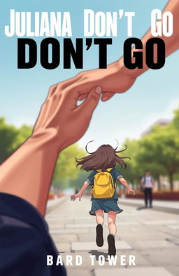 A title that reads "Juliana Don't Go" prominently displayed at the top of the image