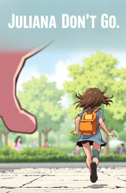 A title that reads "Juliana Don't Go" prominently displayed at the top of the image