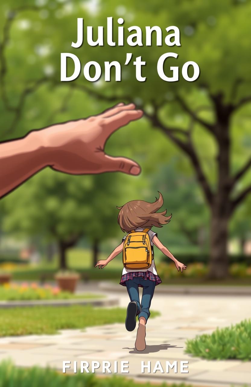 A title that reads "Juliana Don't Go" prominently displayed at the top of the image