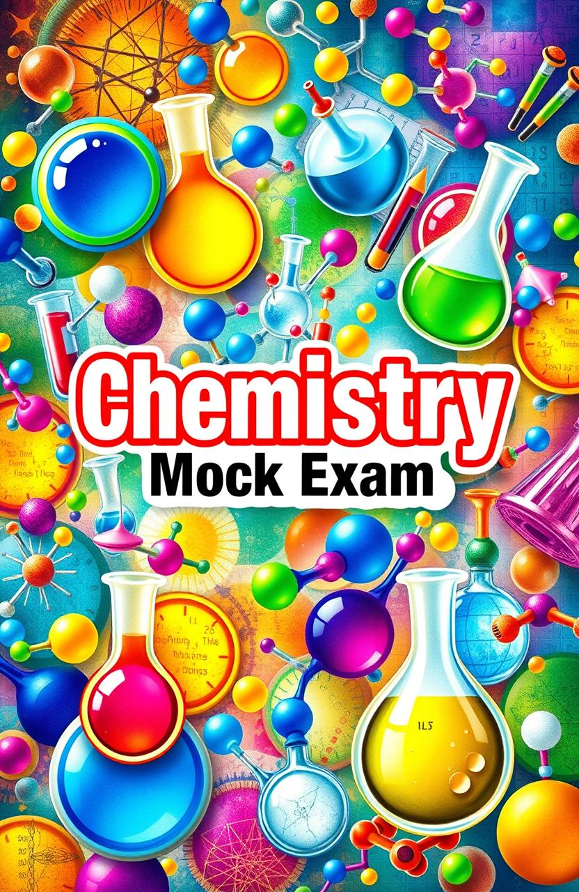 A cover page design for a chemistry mock exam paper