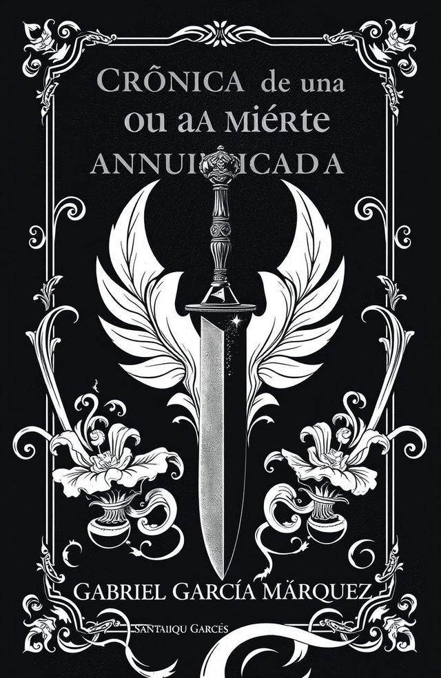 A visually striking book cover featuring a black and white color scheme