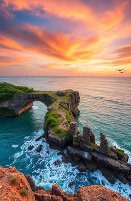 A breathtaking view of Ram Setu, also known as Adam's Bridge, showcasing the stunning tropical landscape