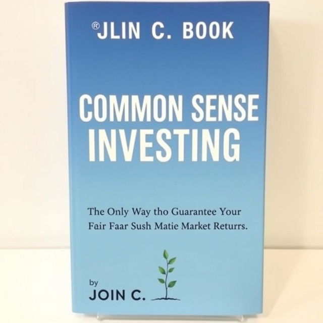 The cover of 'The Little Book of Common Sense Investing' by John C