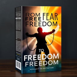 A thought-provoking book cover design titled "From Fear to Freedom