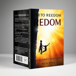 A thought-provoking book cover design titled "From Fear to Freedom