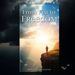 A visually striking book cover for "From Fear to Freedom