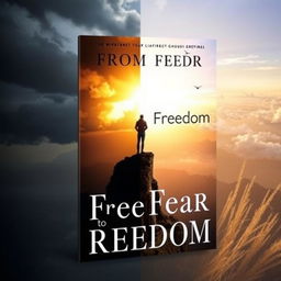 A visually striking book cover for "From Fear to Freedom
