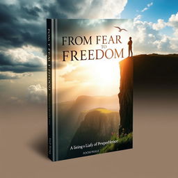 A visually striking book cover for "From Fear to Freedom