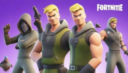 Create an ultra HD, 32k Fortnite Youtube thumbnail featuring the character Jonesy