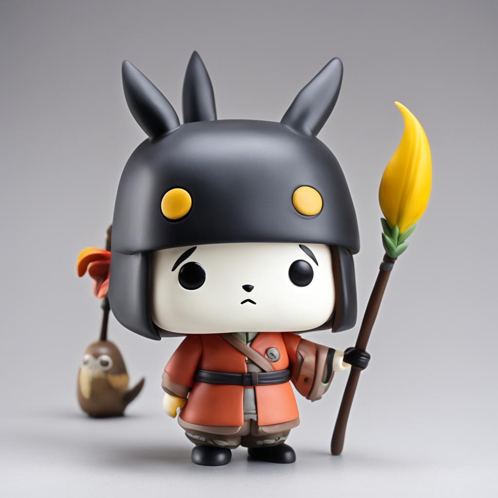 A detailed Funko Pop vinyl figure inspired by Studio Ghibli's 'Spirited Away', set against a white background.