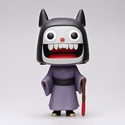 A Funko Pop vinyl figure of Kaonashi from Spirited Away on a white background.