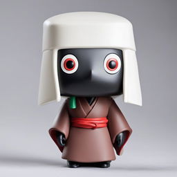 A Funko Pop vinyl figure of Kaonashi from Spirited Away on a white background.