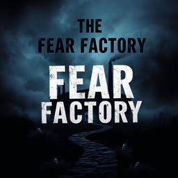 An eerie and captivating book cover titled "The Fear Factory