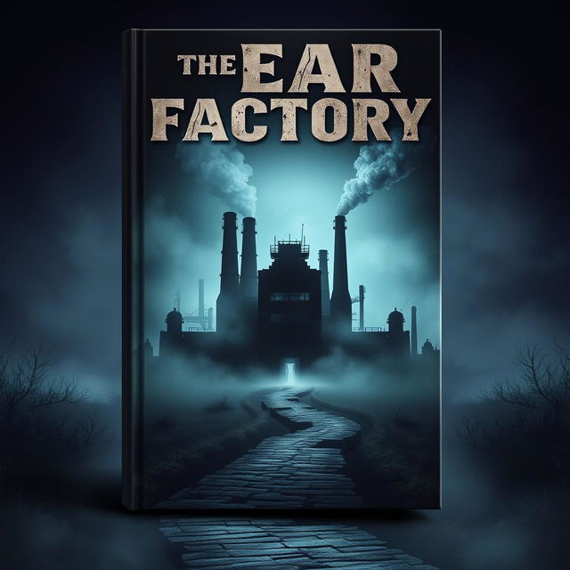 An eerie and captivating book cover titled "The Fear Factory