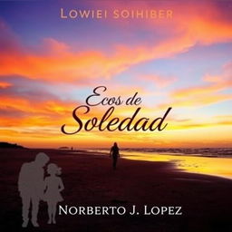 A captivating book cover for 'Ecos de Soledad' by Norberto J