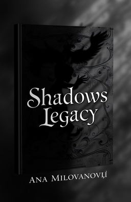 A book cover design for 'Shadows Legacy' by Ana Milovanović