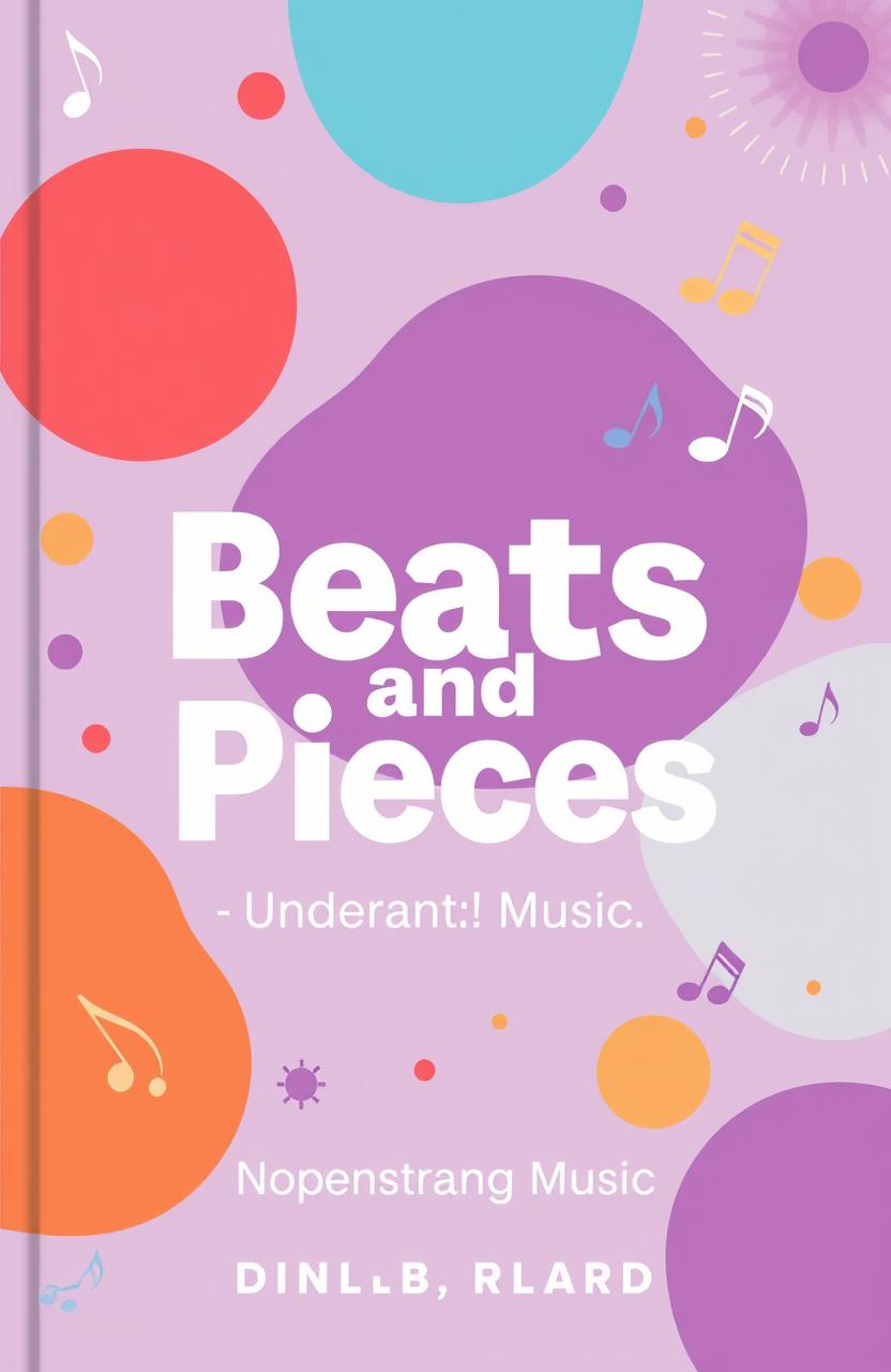 A book cover design for 'Beats and Pieces: Understanding Music'