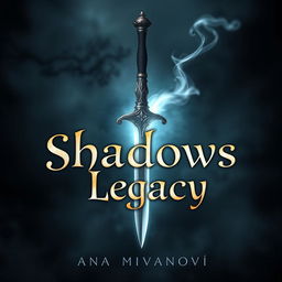 A captivating book cover design for 'Shadows Legacy' by Ana Milovanović