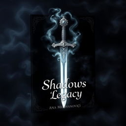 A captivating book cover design for 'Shadows Legacy' by Ana Milovanović