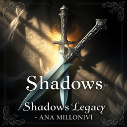 A captivating book cover design for 'Shadows Legacy' by Ana Milovanović