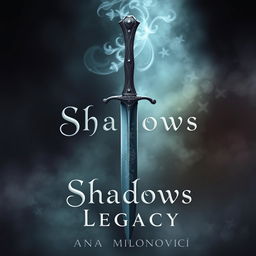 A mesmerizing book cover design for 'Shadows Legacy' by Ana Milovanović