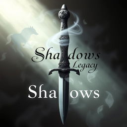 A mesmerizing book cover design for 'Shadows Legacy' by Ana Milovanović