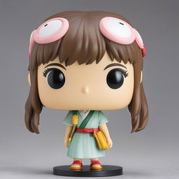 Studio Ghibli's Chihiro Ogino from Spirited Away as a detailed Funko Pop vinyl figure against a white background.