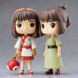 Studio Ghibli's Chihiro Ogino from Spirited Away as a detailed Funko Pop vinyl figure against a white background.