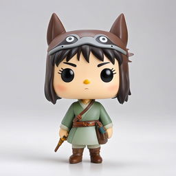 A detailed Studio Ghibli-themed Funko Pop vinyl figure on a stark white background.