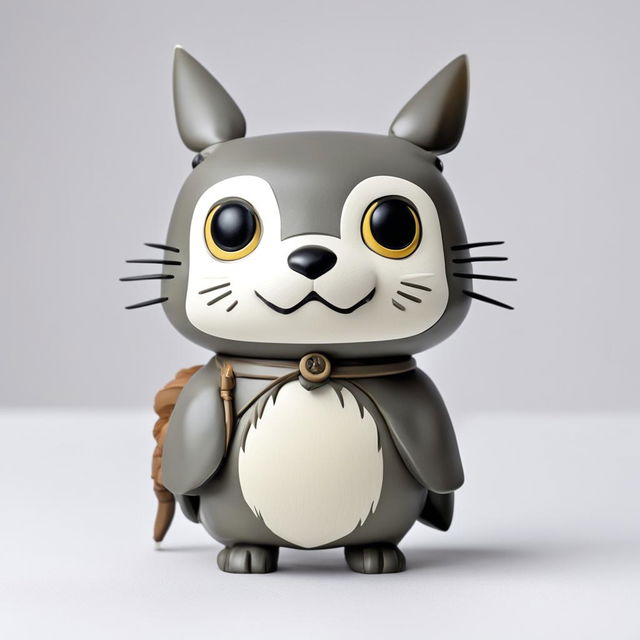 A detailed Studio Ghibli-themed Funko Pop vinyl figure on a stark white background.