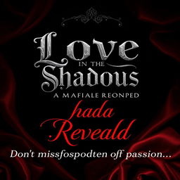 A dark romance ebook cover featuring a gothic theme with an elegant, dark background