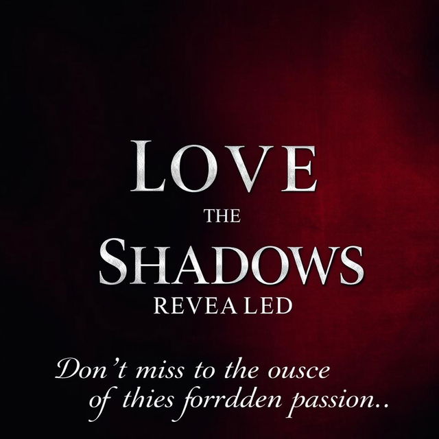 A dark romance ebook cover showcasing a mysterious, elegant atmosphere