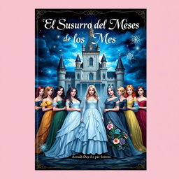A captivating book cover design for a fantasy novel titled 'El Susurro de los Meses'
