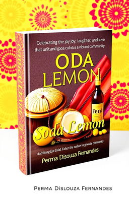 A vibrant book cover focused on the Catholic East Indian and Goan community, showcasing a mix of traditional elements associated with Vasai and Goa