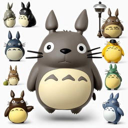 A Funko Pop vinyl figure of Totoro from 'My Neighbor Totoro' with more Funko Pop characteristics, set against a white background