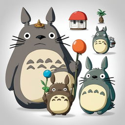 A Funko Pop vinyl figure of Totoro from 'My Neighbor Totoro' with more Funko Pop characteristics, set against a white background