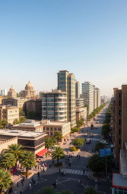 An urban dynamic scene depicting the development and emergence of urban centers in the Inawn Basin