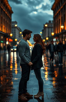 A poignant scene depicting the essence of a love story titled “A Love That Was Never Meant To Be