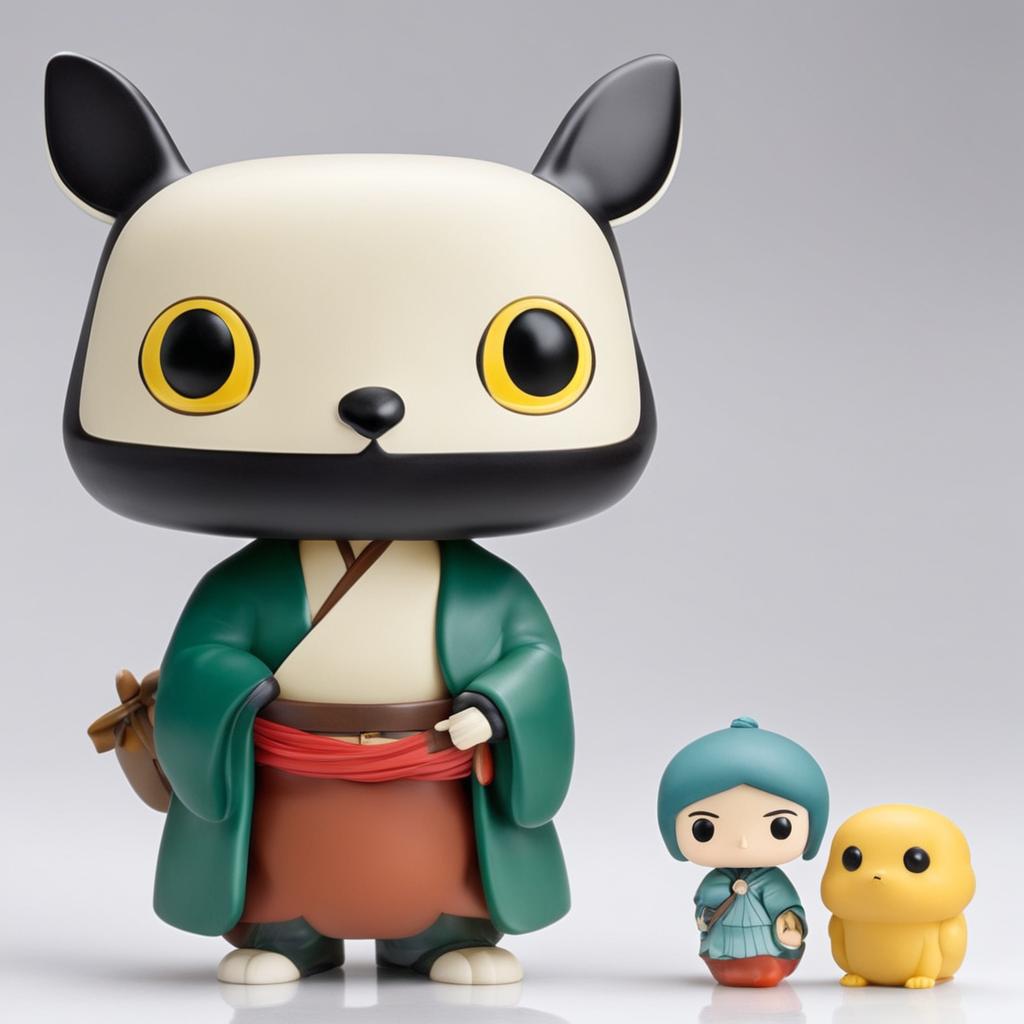 Studio Ghibli-themed Funko Pop vinyl figure of a 'Spirited Away' character against a white background.