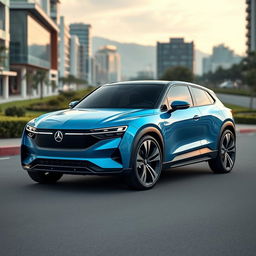 A modernized version of a classic Argentine automobile, inspired by the Graciela, showcasing sleek lines and a futuristic design