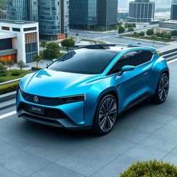A modernized version of a classic Argentine automobile, inspired by the Graciela, showcasing sleek lines and a futuristic design