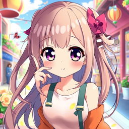 A beautifully illustrated anime girl representation of the user, featuring unique characteristics that reflect their personality