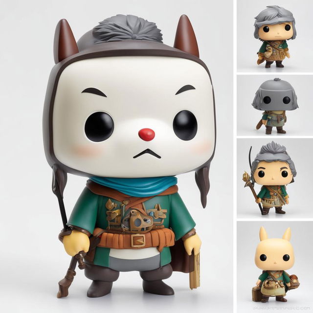 A detailed Studio Ghibli-themed Funko Pop vinyl figure against a white background.