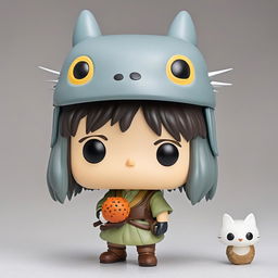 A detailed Studio Ghibli-themed Funko Pop vinyl figure against a white background.