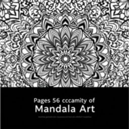 A beautifully designed front cover for a mandala coloring book, showcasing intricate mandala patterns that mesmerize the viewer