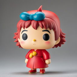 A Studio Ghibli-themed Funko Pop vinyl figure of Ponyo against a white background.