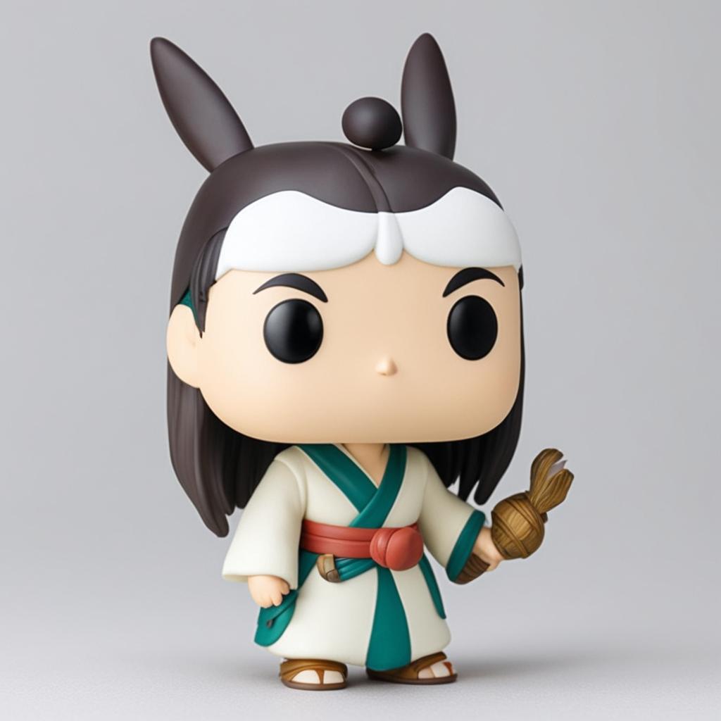 Studio Ghibli-themed Funko Pop vinyl figure of Haku from 'Spirited Away' against a white background.