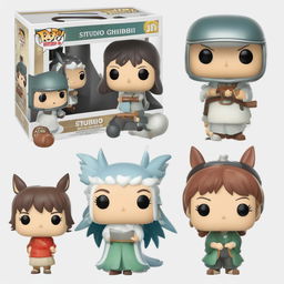 Studio Ghibli-themed Funko Pop vinyl figure against a white background.