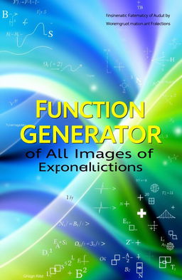 A mathematics journal cover titled 'Function Generator of All Images of Exponential Functions'